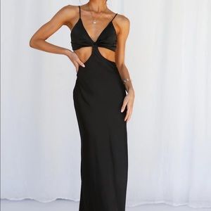 Hello Molly Black Cutout Dress